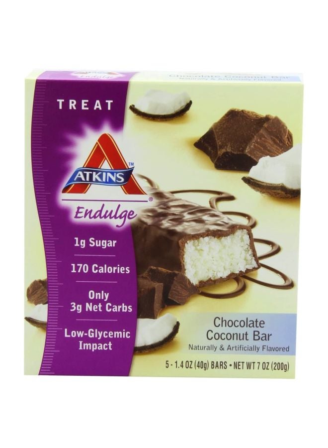 Pack Of 5 Endulge Chocolate Coconut Bar