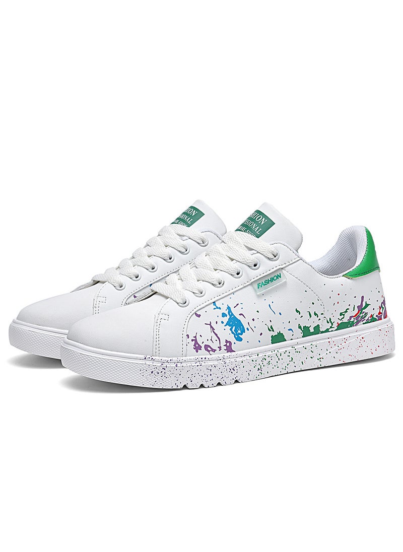 2024 New  plus size Lightweight Low-top Sports Sneakers Mens Trendy Fashionable All-match Casual ShoesJ-800 white green J-800 white green