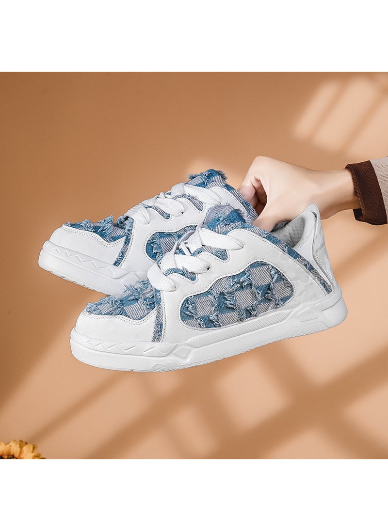 2024 New Casual Low-Top Sneakers Men Korean Style Unisex XD-2033 white