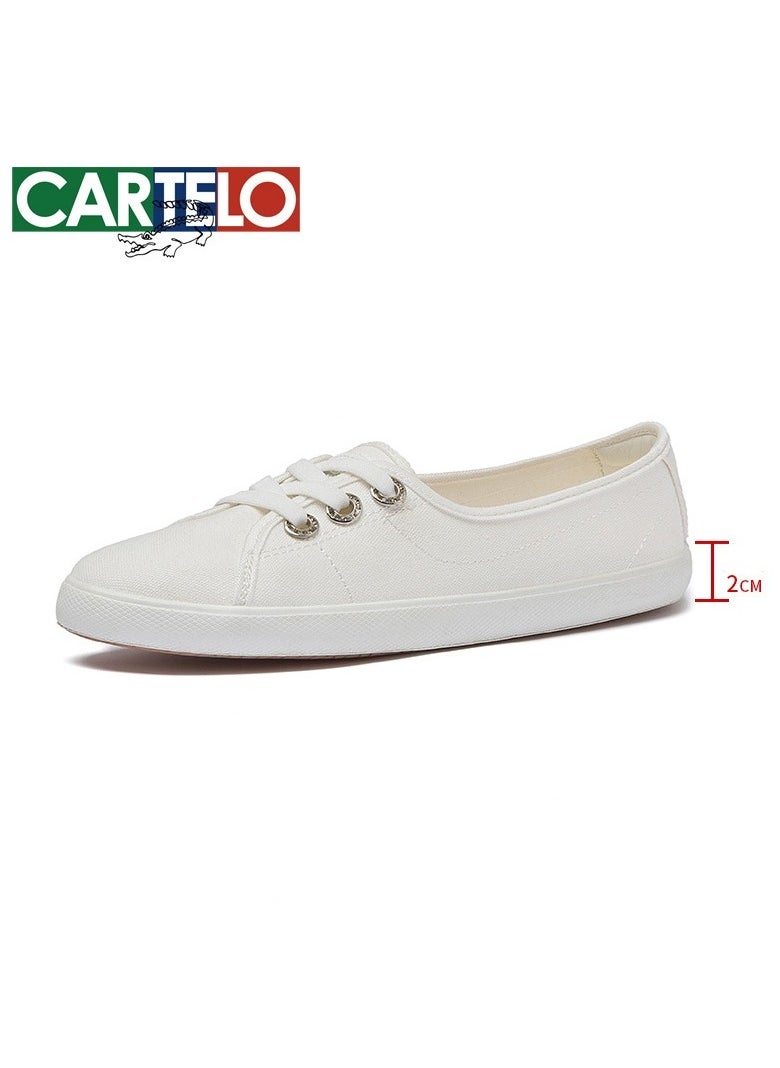 New CARTELO Sports And Leisure Shoes Low Cut Solid Color Business Board Shoes