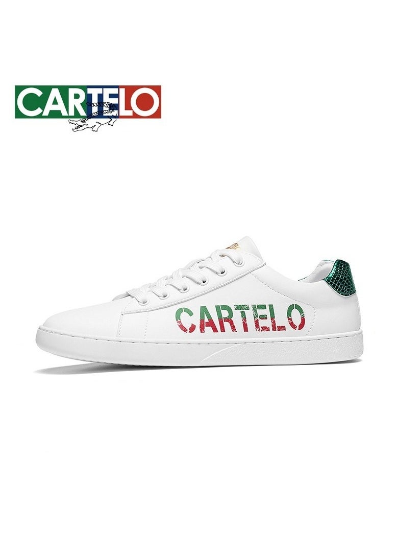 New CARTELO Sports And Leisure Shoes Low Cut Solid Color Business Board Shoes