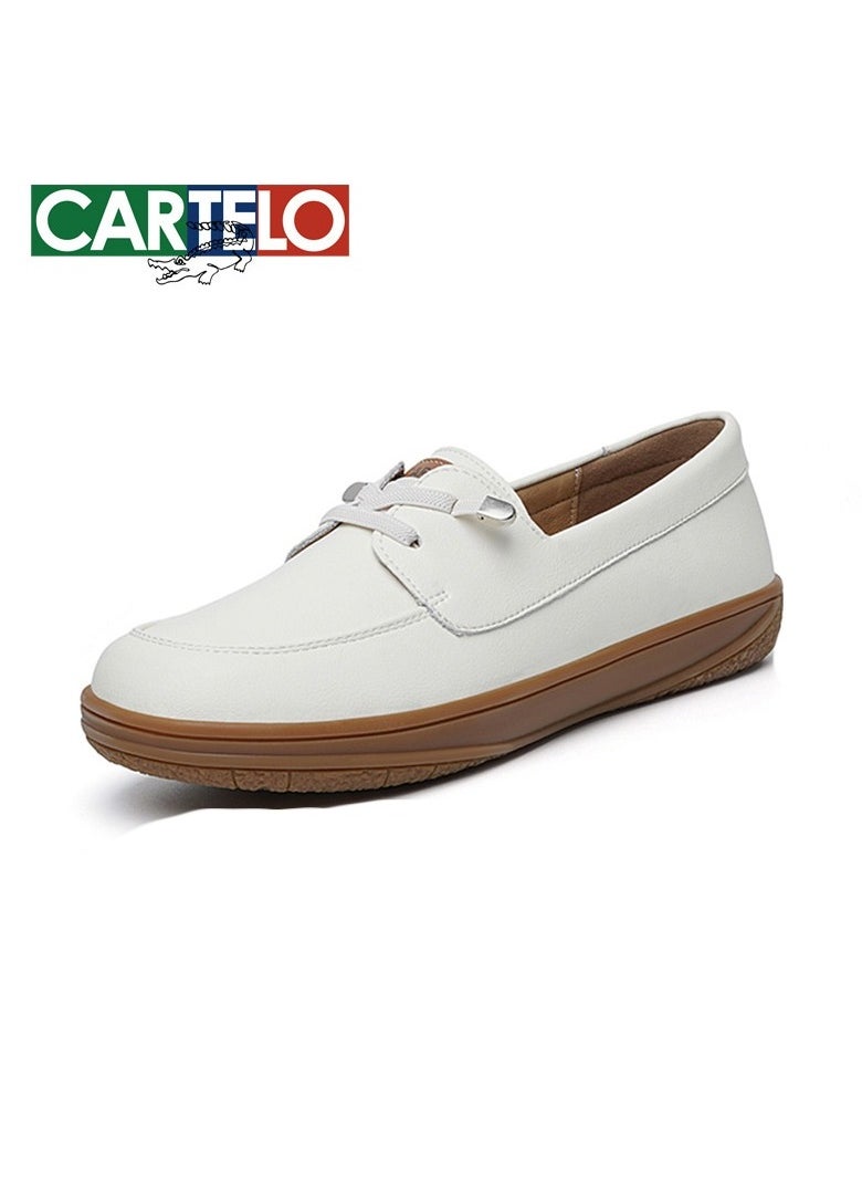 New CARTELO Sports And Leisure Shoes Low Cut Solid Color Business Board Shoes