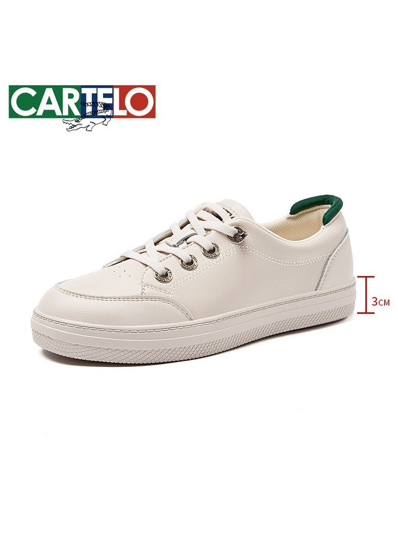 New CARTELO Sports And Leisure Shoes Low Cut Solid Color Business Board Shoes