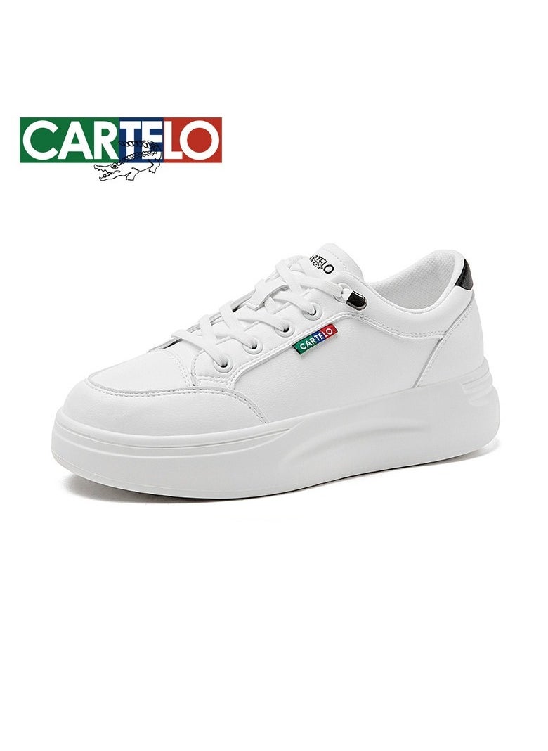 New CARTELO Sports And Leisure Shoes Low Cut Solid Color Business Board Shoes