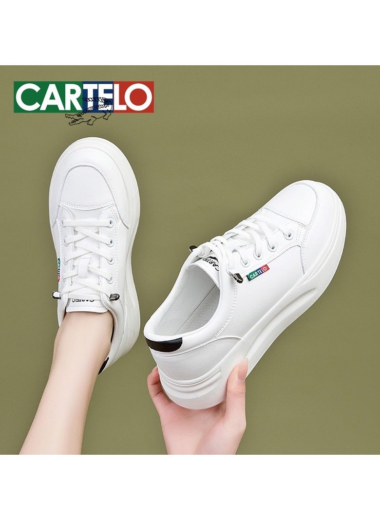 New CARTELO Sports And Leisure Shoes Low Cut Solid Color Business Board Shoes