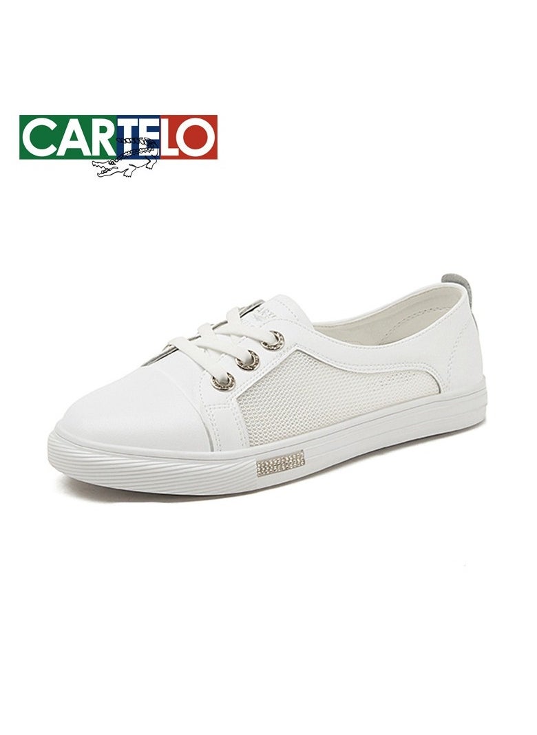 New CARTELO Sports And Leisure Shoes Low Cut Solid Color Business Board Shoes