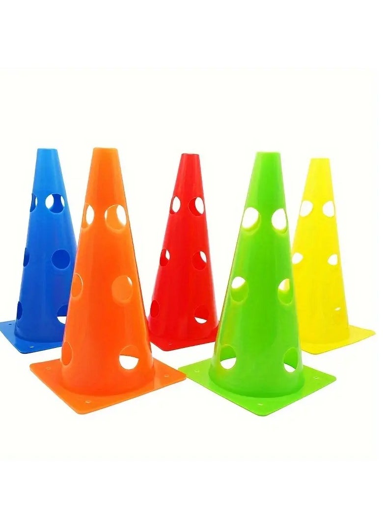 6/12/18pcs Agility Cones For Football - Speed Boosting, Coordination Training Equipment -31 Durable, Versatile, Perfect For Coaches & Athletes