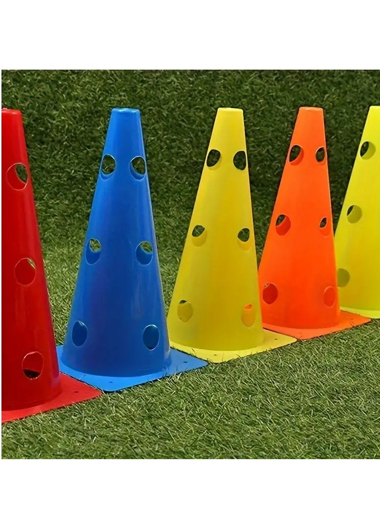 6/12/18pcs Agility Cones For Football - Speed Boosting, Coordination Training Equipment -31 Durable, Versatile, Perfect For Coaches & Athletes