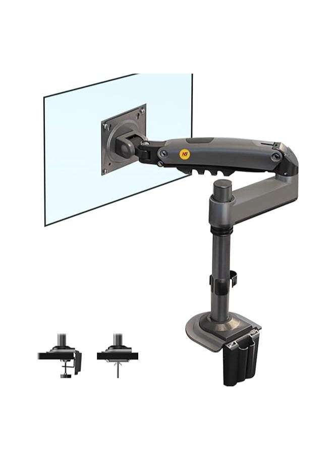 NB H100 Monitor Arm Gas Spring Ergonomic Desk Mount Supports 17