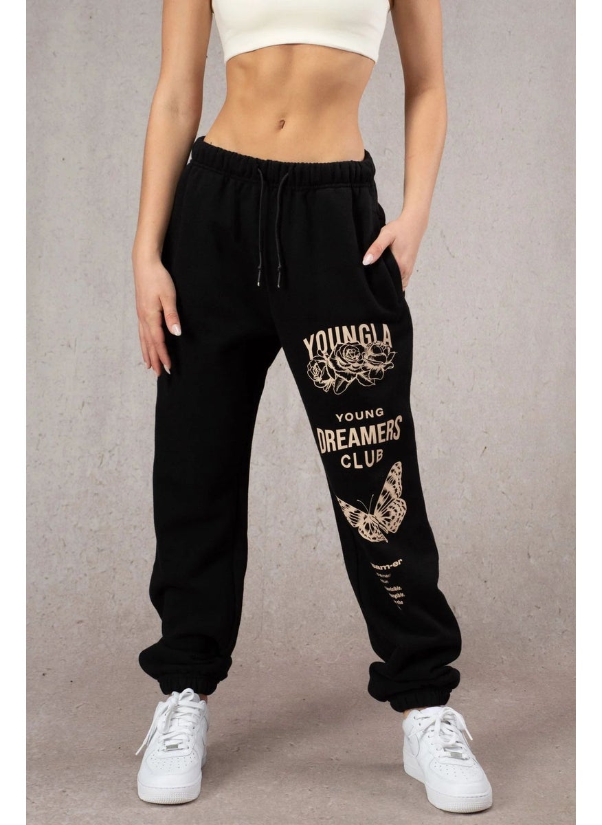 2024 Trendy US Jogger Sweatpants for Fitness Black