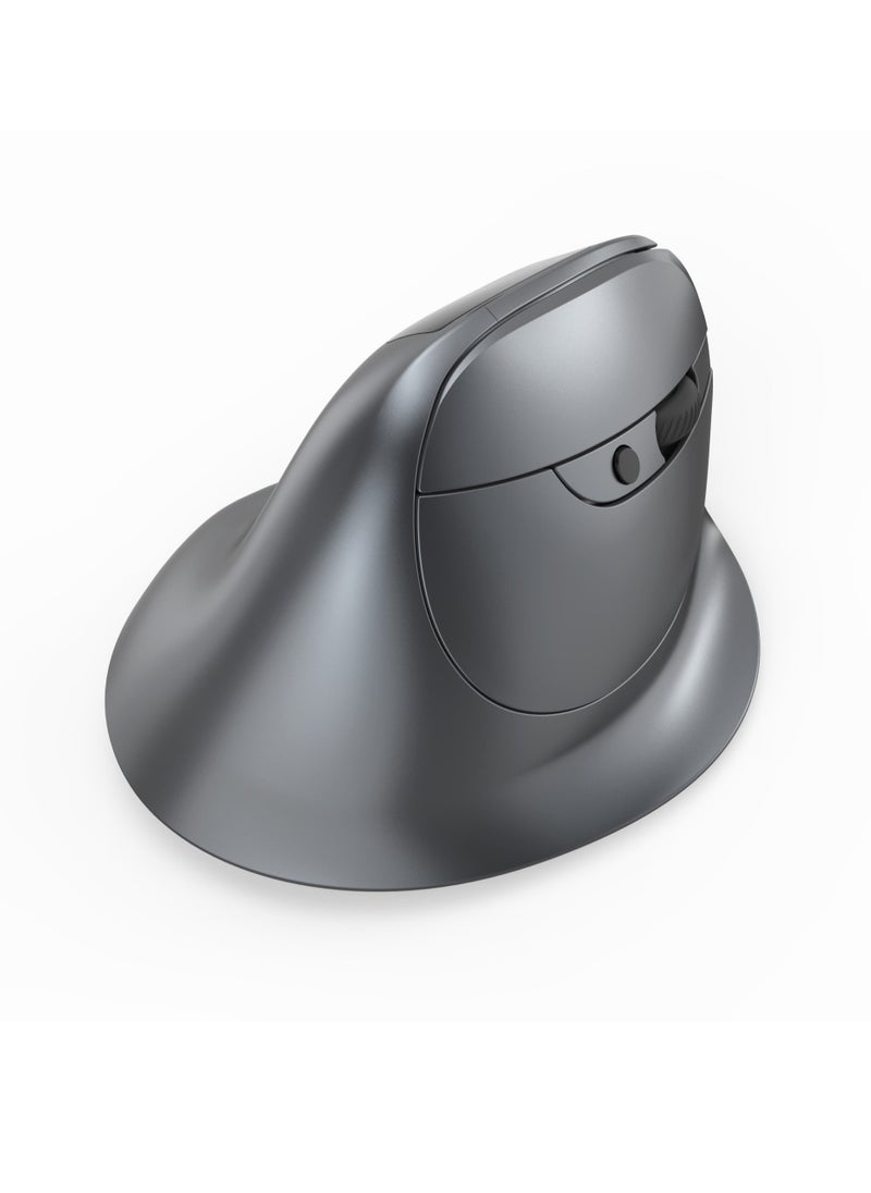 F26C Bluetooth Vertical Mouse, Wireless Ergonomic Mice, with OLED Screen RGB USB Optical, Rechargeable Mouse, for PC Laptop Gaming