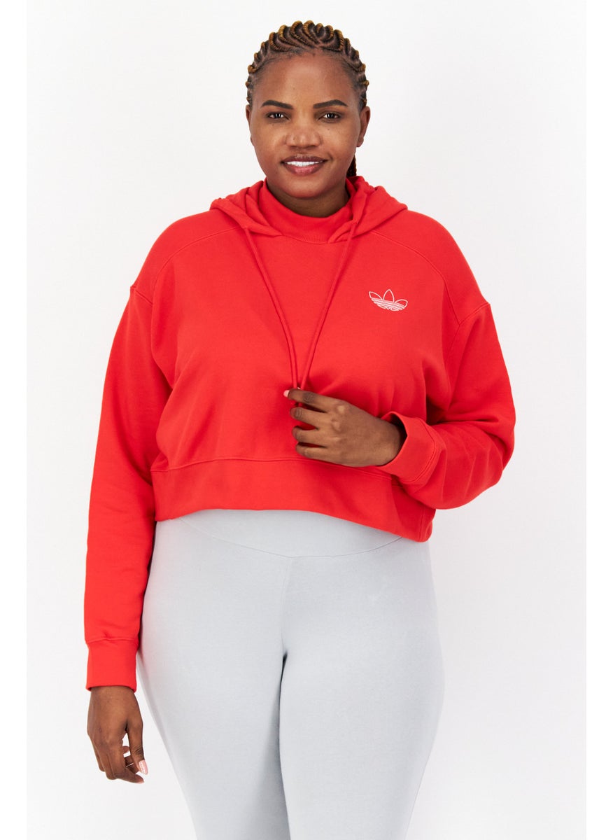 Women Sportswear Fit Training Hoodie, Red