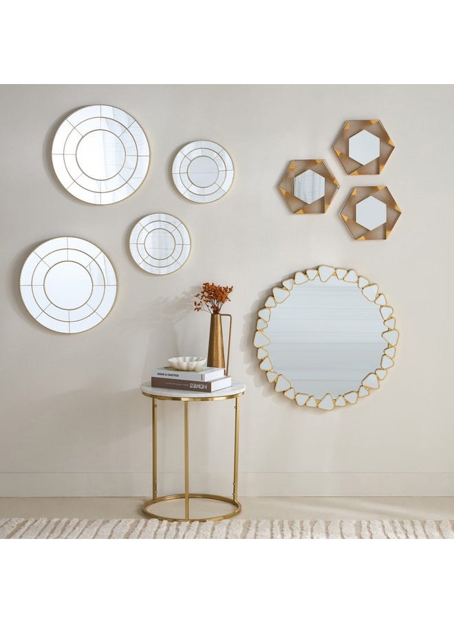 Brecklyn Round Decorative Mirror 40 x 40 x 1.8 cm