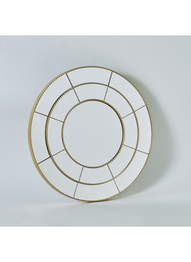 Brecklyn Round Decorative Mirror 40 x 40 x 1.8 cm