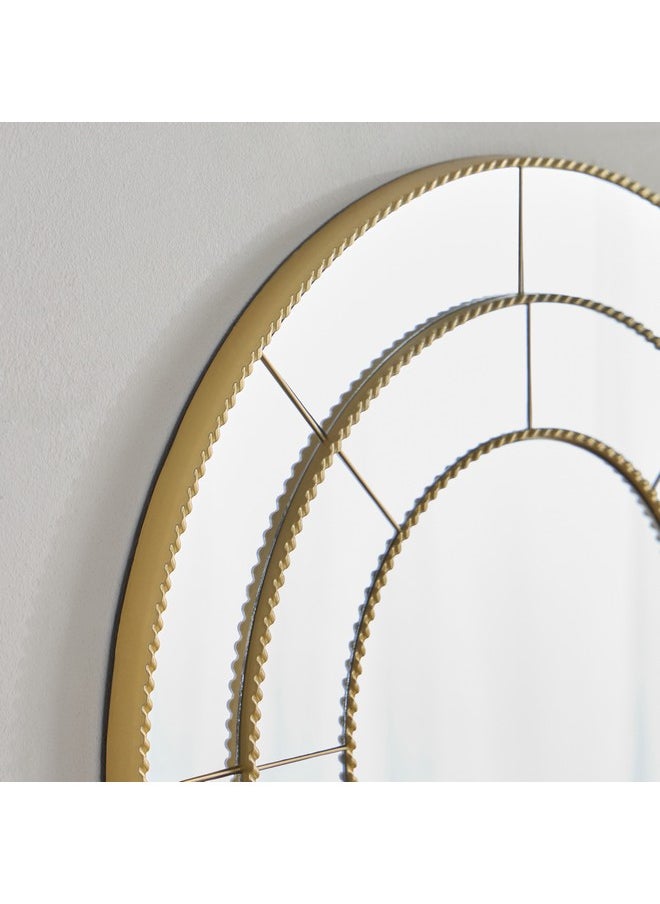 Brecklyn Round Decorative Mirror 40 x 40 x 1.8 cm