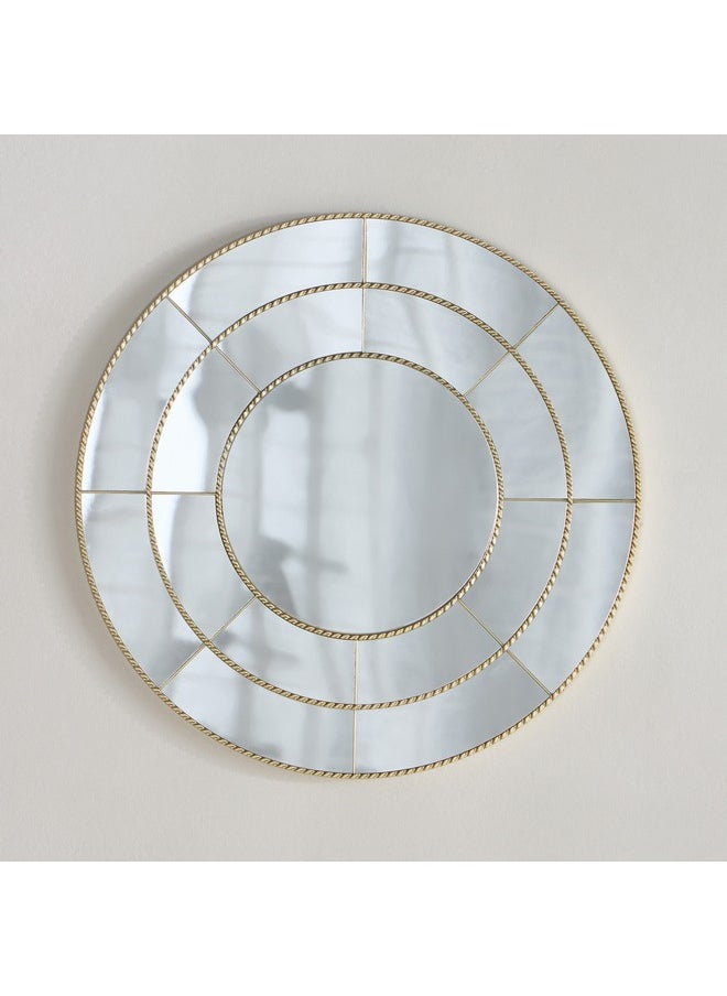 Brecklyn Round Decorative Mirror 40 x 40 x 1.8 cm