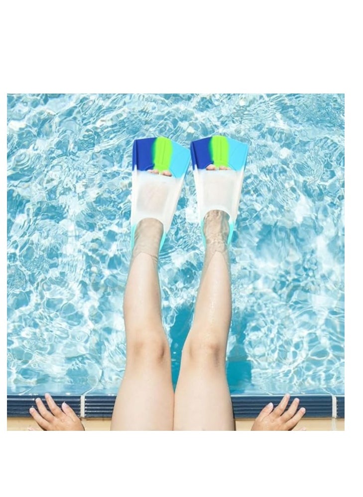 COOLBABY Kids Swim Fins Kids Flippers for Swimming Swim Training Fins for Snorkeling or Lap Swimming XS30-32