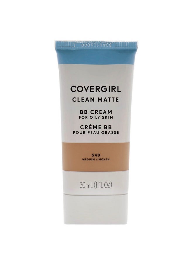 COVERGIRL - Clean Matte BB Cream, Oil-Free, Long-Lasting, Sensitive Skin, Lightweight, 100% Cruelty-Free