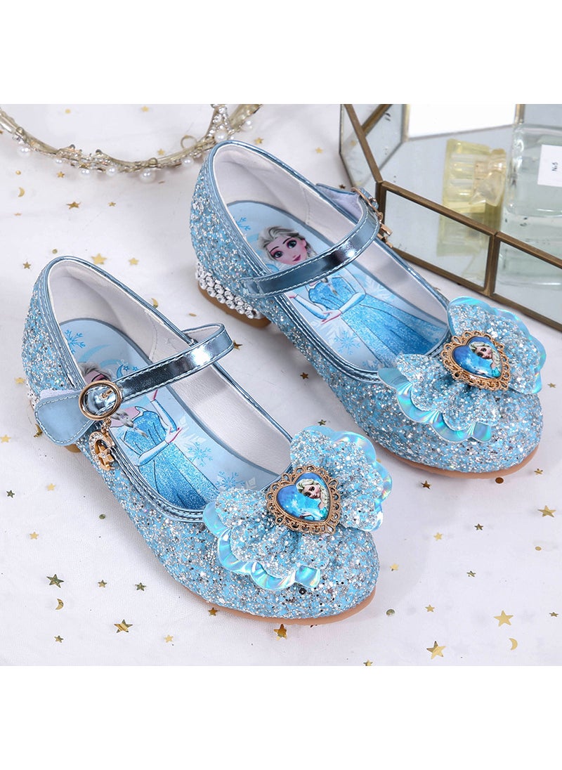 Girls Butterfly Flats, Magic Tape Blue