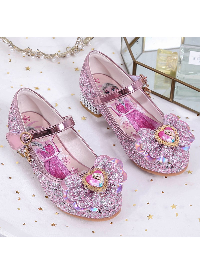 Girls Butterfly Flats, Magic Tape Pink
