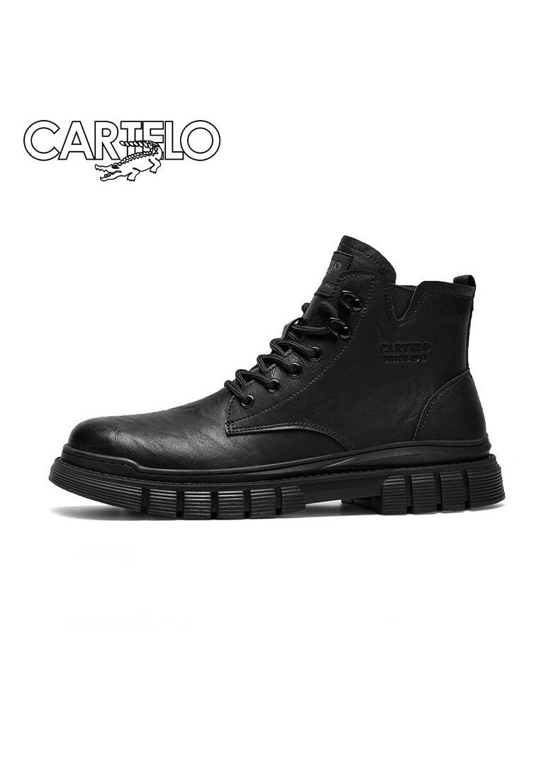 New CARTELO Fashion High Top Outdoor Work Boots