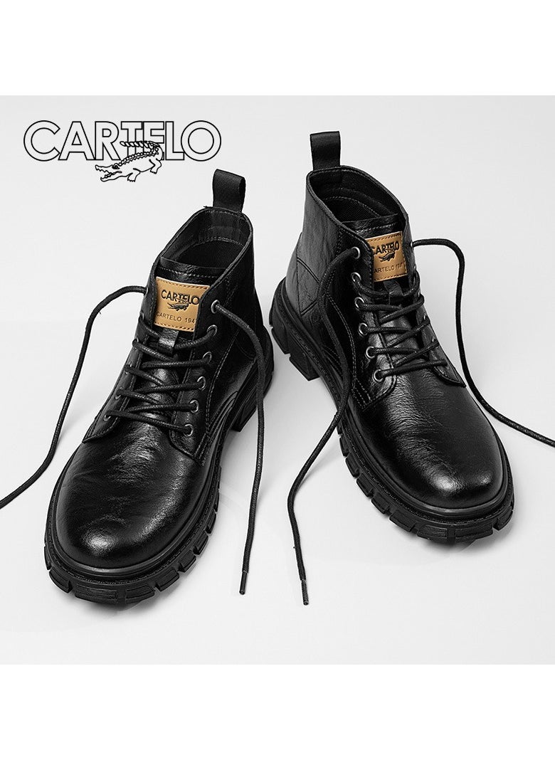 New CARTELO Fashion High Top Outdoor Work Boots