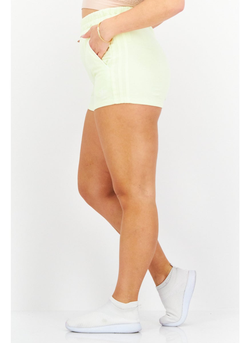 Women Sportswear Fit Training Shorts, Light Yellow