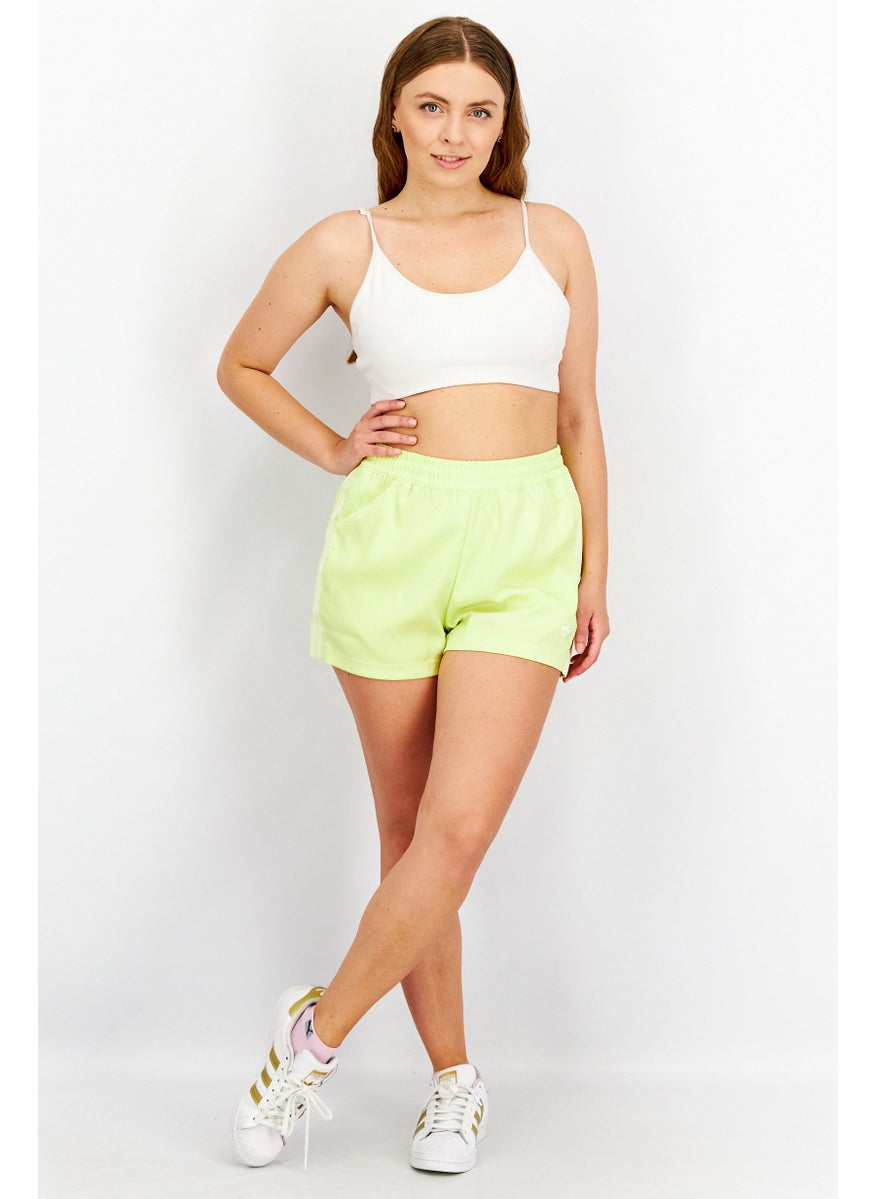 Women Sportswear Fit Training Shorts, Neon Yellow