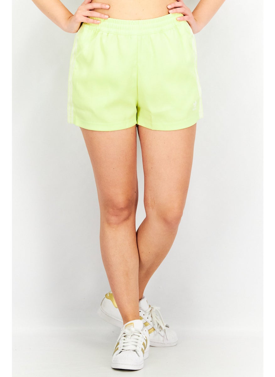 Women Sportswear Fit Training Shorts, Neon Yellow