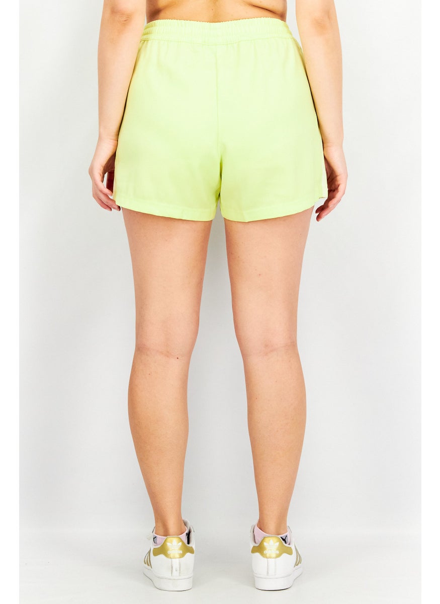 Women Sportswear Fit Training Shorts, Neon Yellow