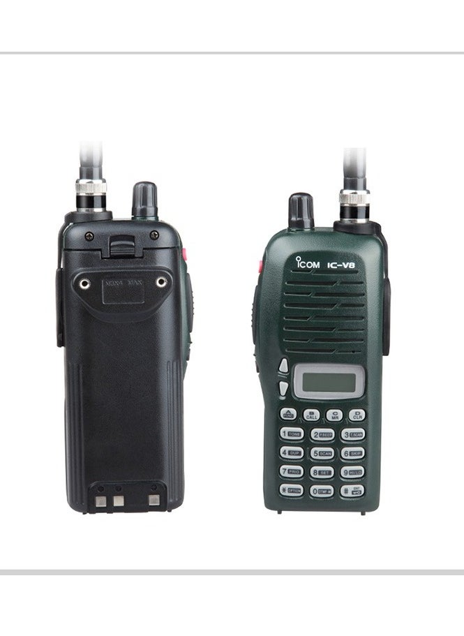 ICOM IC-V8 VHF Two-Way Radio, 136-174MHz, 5.5W, 107 Channels – Ideal for Clear Communication