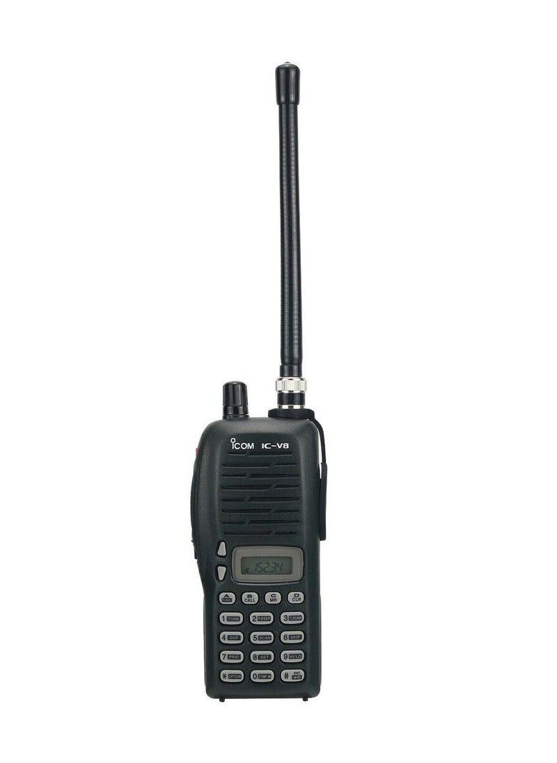 ICOM IC-V8 VHF Two-Way Radio, 136-174MHz, 5.5W, 107 Channels – Ideal for Clear Communication