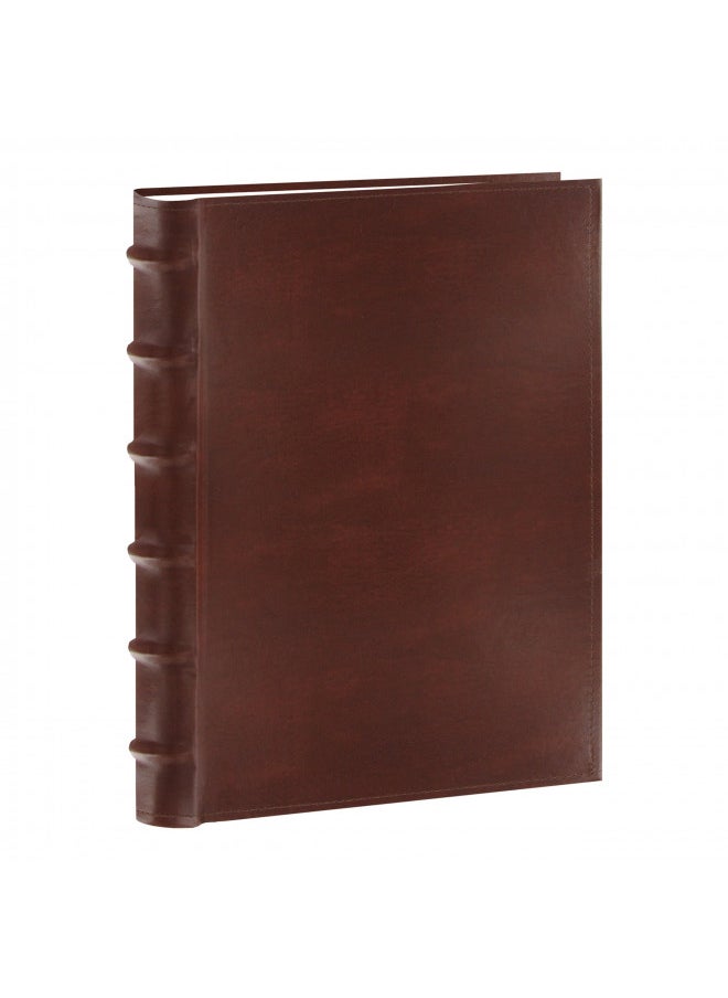 Pioneer Photo Albums Sewn Bonded Leather Bookbound 300 Pkt 4x6 Bi-Directional Photo Album, Brown