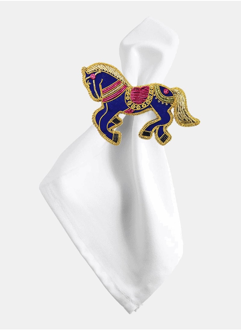 Christmas Decoration HANDMADE NAPKIN RING HORSE