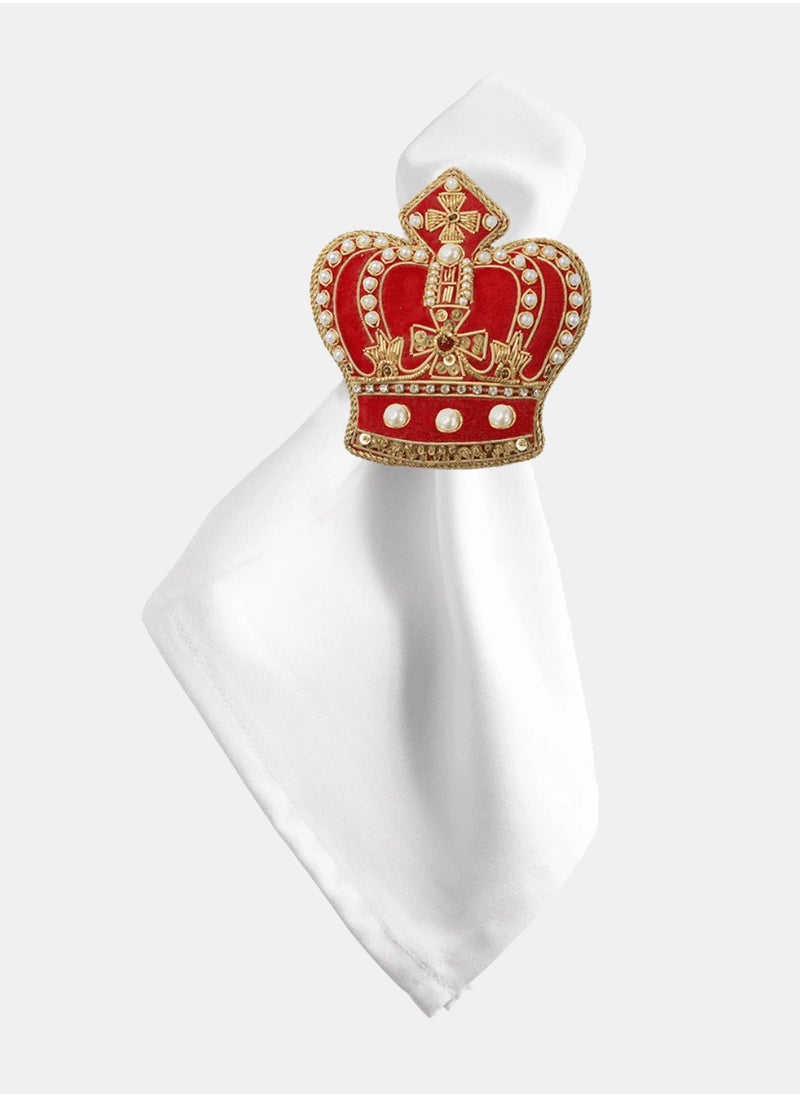 Christmas Decoration HANDMADE NAPKIN RING CROWN