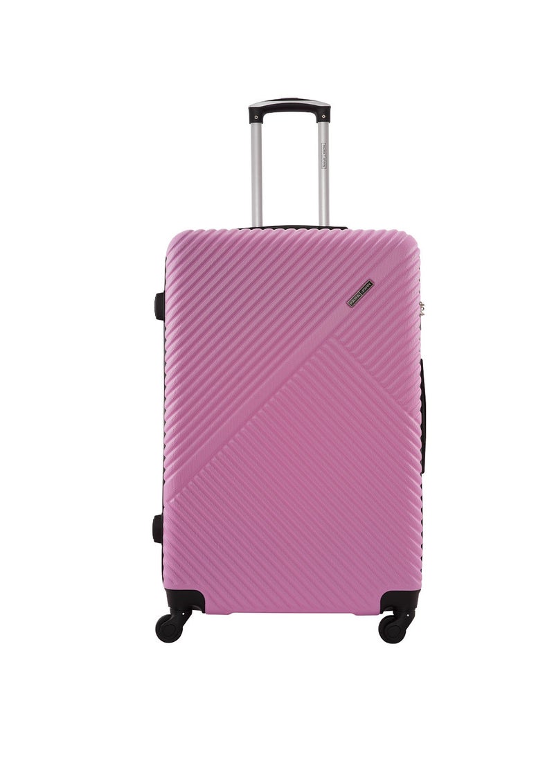 Vizro Cabin Size ABS Hardside Spinner Luggage Trolley 20 Inch Pink