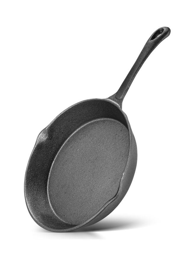 Cast Iron Frying Pan Black 4.6 x 25cm