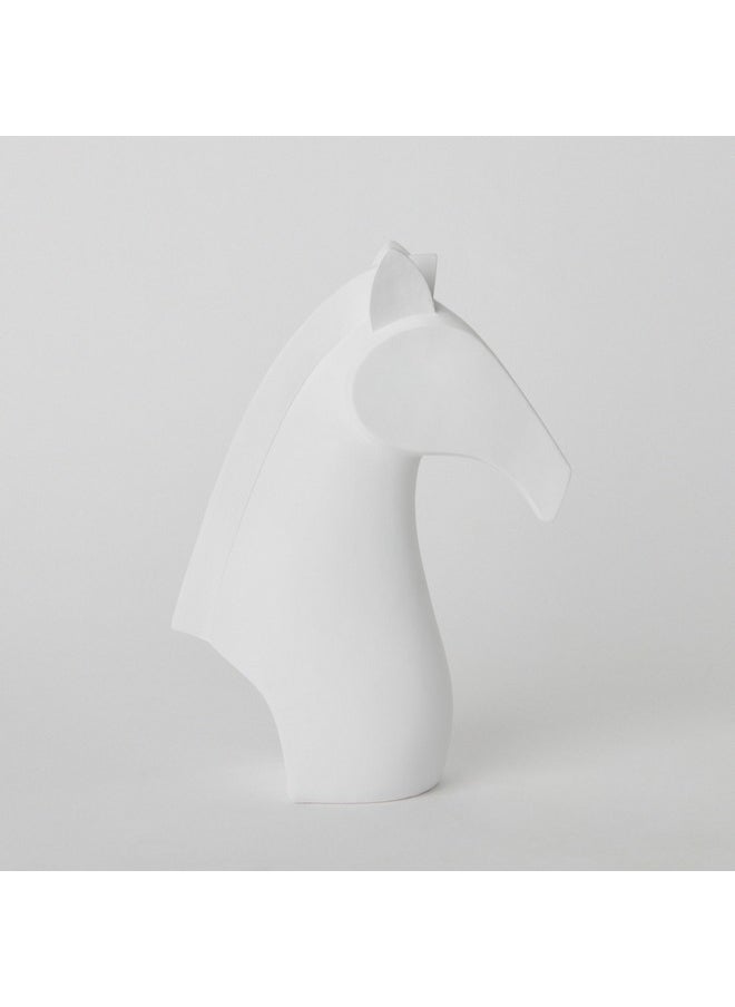 Wren Polyresin Horse Head Decorative Accent 16 x 22 x 7 cm