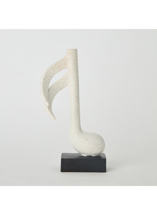 Wren Polyresin Abstract Musical Note Accent 14 x 27 x 7 cm