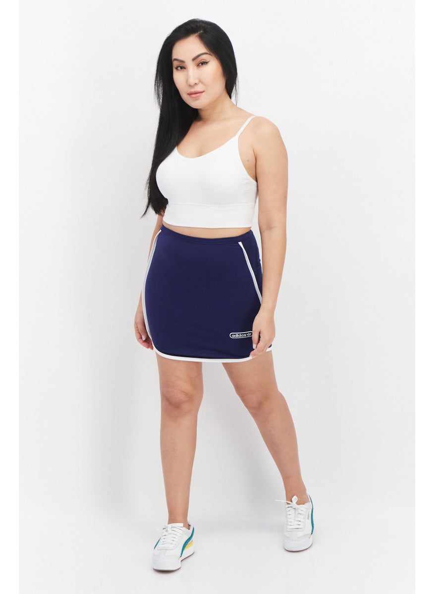 Women Sportswear Fit Training Skirt, Navy Blue