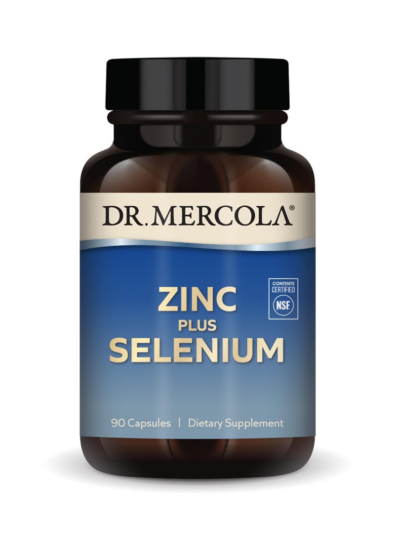 Zinc plus selenium 90 capsules dietary supplement