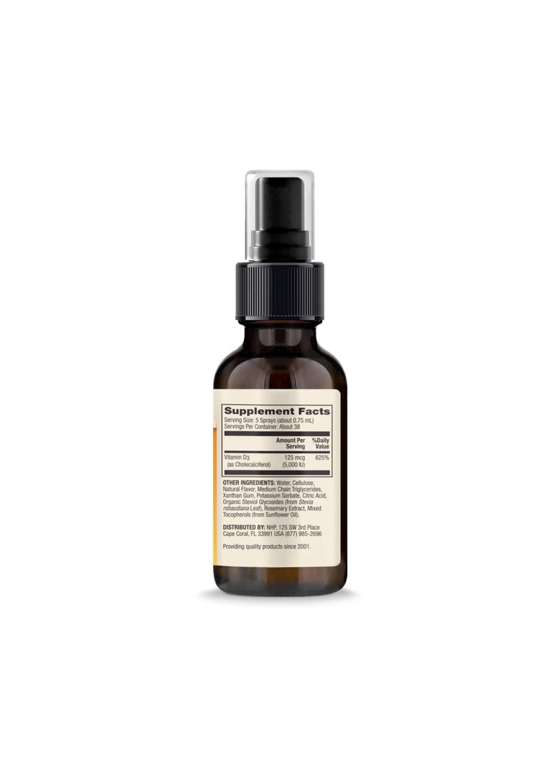 Vitamin d3 sunshine mist natural orange flavor with other natural flavors 0.98 fl. oz. dietary (29 ml) supplement