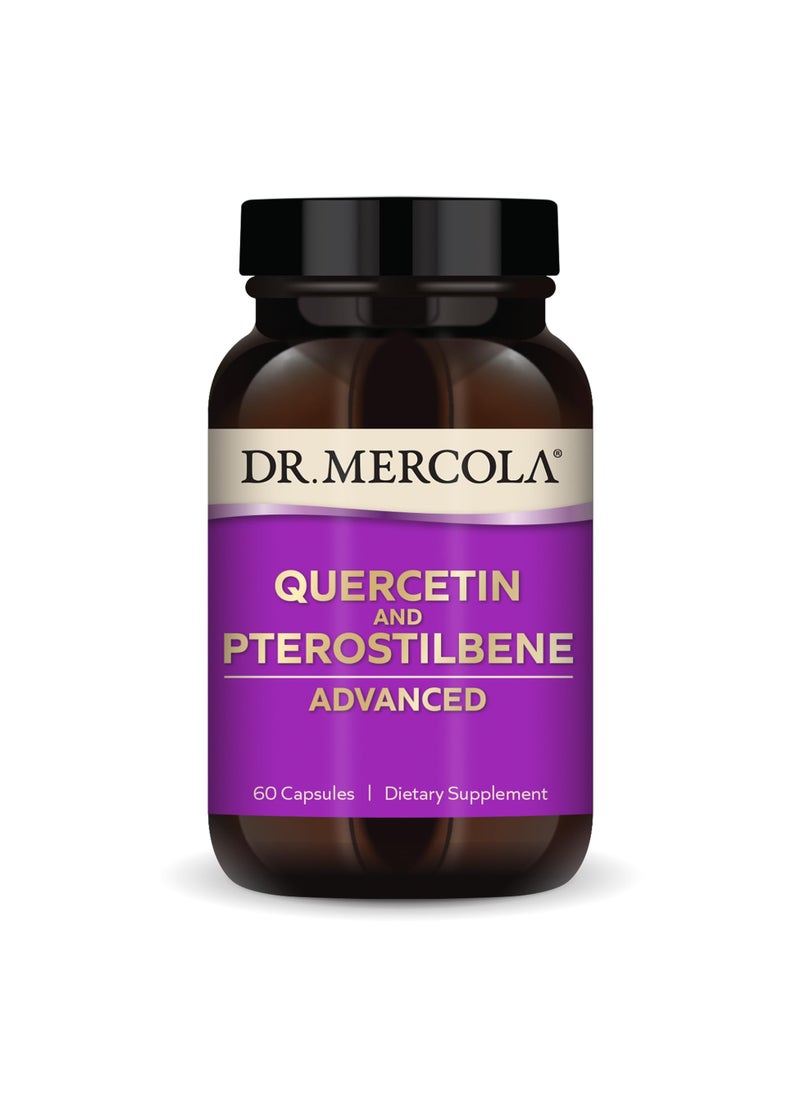 Quercetin and Pterostilbene Advanced, 60 Capsules, Dietary Supplement