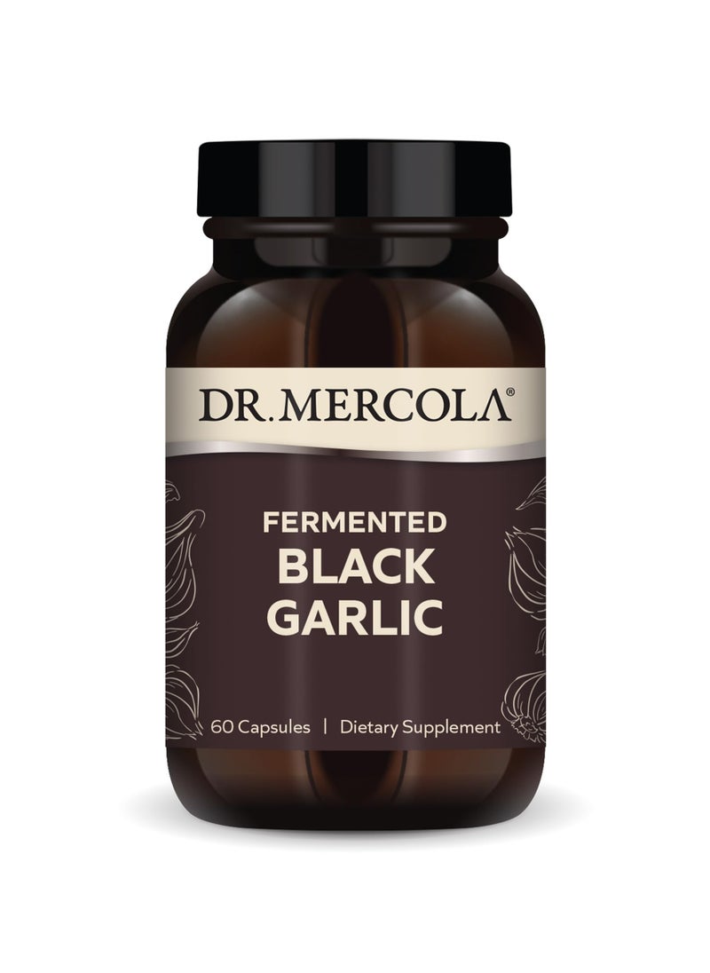 Fermented black garlic 60 capsules, dietary supplement