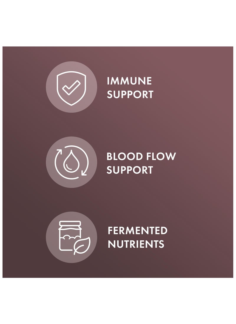 Fermented black garlic 60 capsules, dietary supplement
