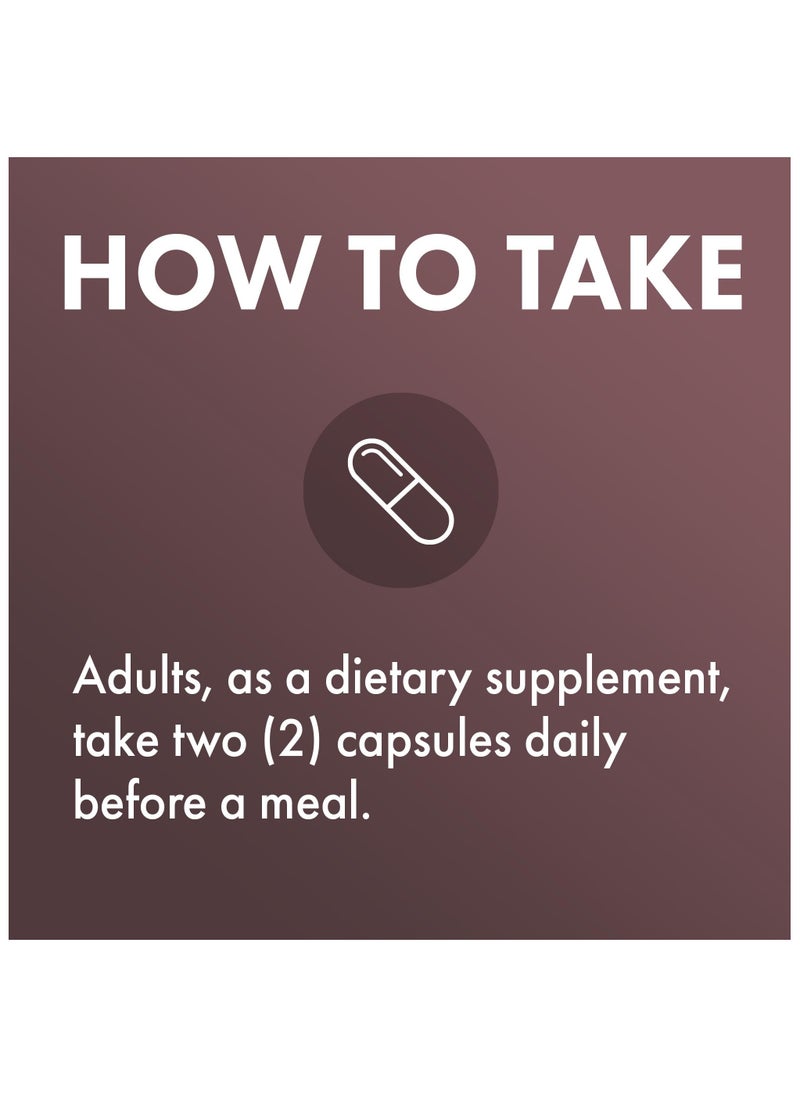 Fermented black garlic 60 capsules, dietary supplement