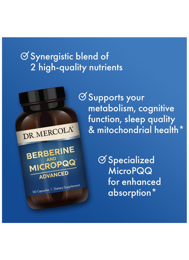 Berberine and micropqq advanced 90 capsules dietary supplement