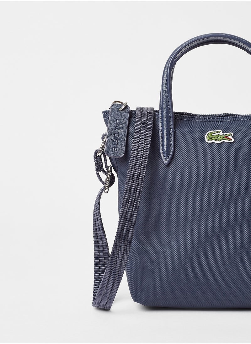 Petit Piqué Canvas Mini Crossbody Bag