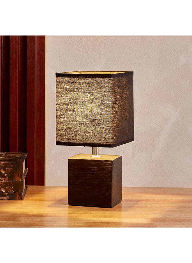 Novalie Ceramic Table Lamp with Square Lampshaden 12 x 26.5 x 12 cm