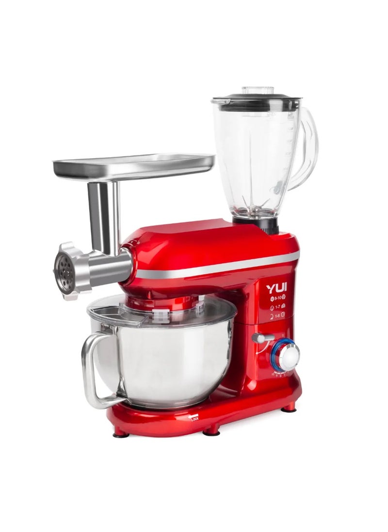 M120 Multi-Functional Stand Mixer 1300W - Turbo Speed & Dough Hook for Perfect Mixing